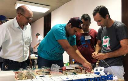 Produtores rurais participam de curso de instalações elétricas