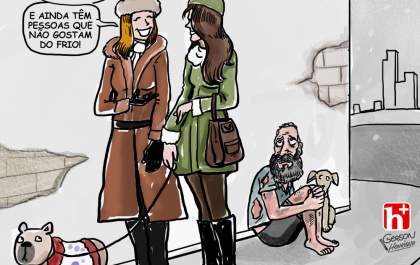 Frio: Coração gelado