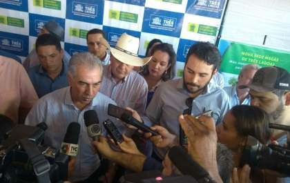 Governador desembarca em Três Lagoas para entrega e lançamento de obras