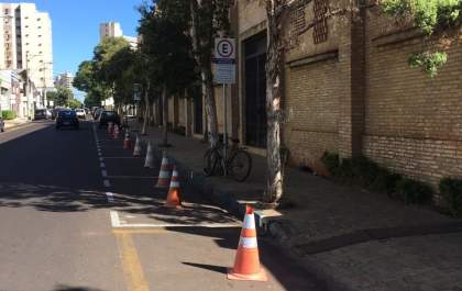 Munícipe questiona reserva de vagas na zona azul por salão de festas
