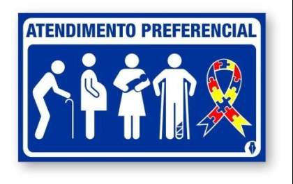 Símbolo mundial do autismo deve ser incluído em placas de atendimento preferencial
