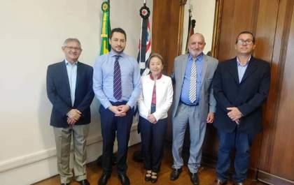 Tamiko tem encontro com secretário de Desenvolvimento Regional