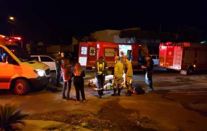 Motorista atinge mãe e filha no Santos Dumont e foge sem prestar socorro&nbsp;