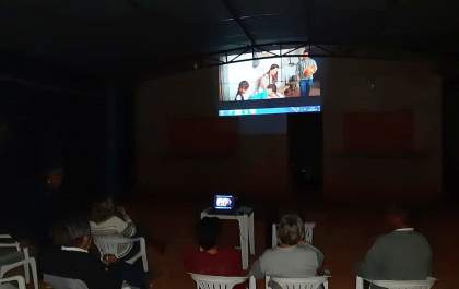 Projeto Cine de Respeito levou entretenimento aos moradores do Assentamento do Timboré