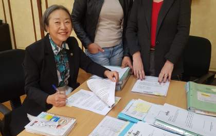 Tamiko assina convênio que garante repasse para os Jogos Regionais
