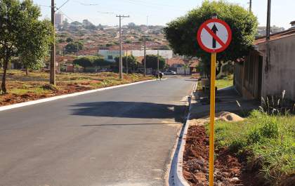 Rua Vasco Mariane na entrada do Gasparelli passa a ser de mão única