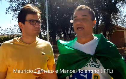 Maurício Carneiro e presidente do PSL falam de apoio a Bolsonaro