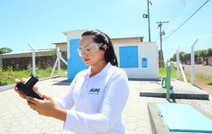 Águas Andradina realiza melhorias no sistema Jardim das Águas