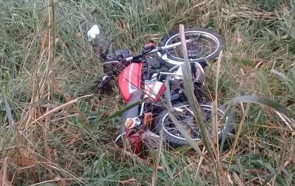 Acidente de moto mata eletricista de 74 anos em Murutinga do Sul