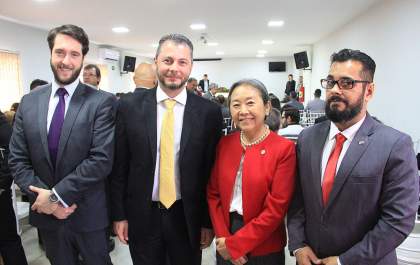 Tamiko participa da posse da nova diretoria da OAB Andradina