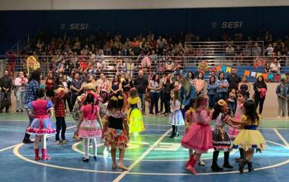 Sesi Três Lagoas promoveu lindo Arraia Julino na última sexta-feira (12)