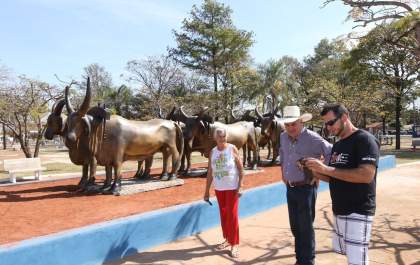 Praça do Jardim Alvorada ganha monumento aos Pioneiros