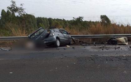Grave acidente de trânsito mata um na BR-158