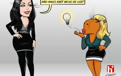 Cileide e Capitu arrasando