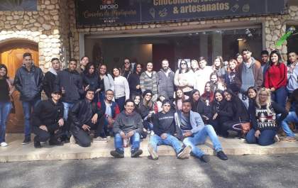 Alunos do Vence Etec fazem viagem técnica à cidade de Campos do Jordão