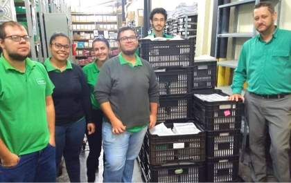 Unimed Araçatuba doa quase duas toneladas em papel para reciclagem