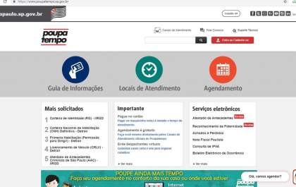 Alerta: estelionatários criam página fake do Poupatempo
