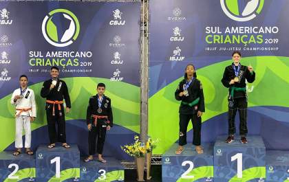 Jovens da região são campeões sul-americanos de jiu-jitsu
