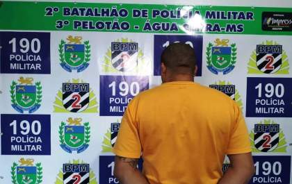 Acusado de assassinato em Andradina é preso em Água Clara