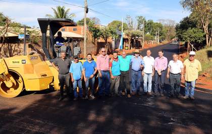 Obras de pavimentação da estrada para Paranápolis entram na segunda etapa