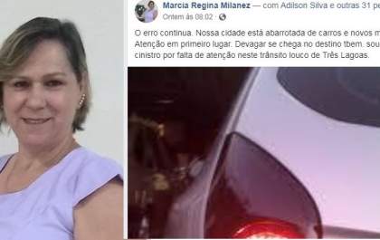 Internauta faz alerta quanto desatenção de alguns motoristas em TL