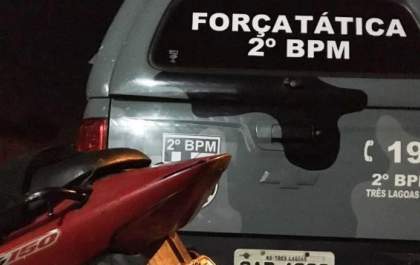 Força Tática recupera moto furtada antes do dono registrar a ocorrência