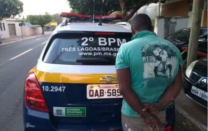 Foragido da justiça é recapturado pela Polícia Militar em Brasilândia