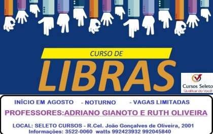 Curso de Libras em Três Lagoas&nbsp;