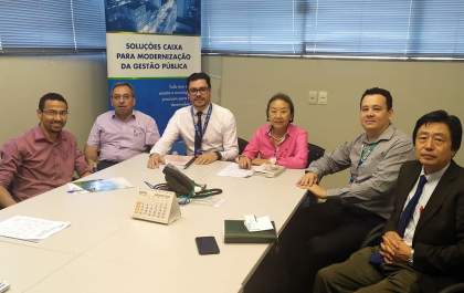 Tamiko e equipe de Governo encaminham convênios e PAC2 que somam 11 milhões na Superintendência da Caixa