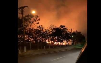 Área atingida por incêndios em vegetação é a maior em 3 anos, diz bombeiros