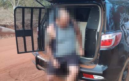 Homem é preso com revólver e TV Furtada após ação do SIG na Chácara Imperial