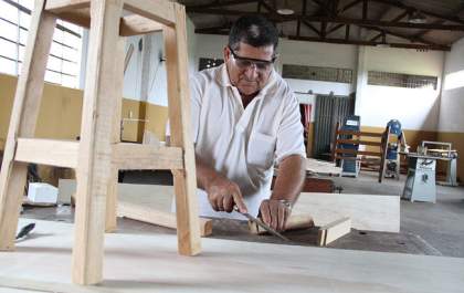 Com nova turma à tarde, curso de Marcenaria Artesanal está com inscrições abertas em Andradina