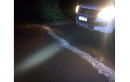 Ciclistas encontram vidro em estrada e denunciam à polícia