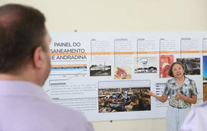 Andradina inaugura Painel do Saneamento
