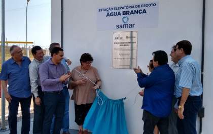 Nova estação de esgoto Água Branca é inaugurada
