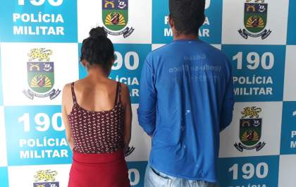 Casal do tráfico é preso após ação da PM no bairro Vila Verde