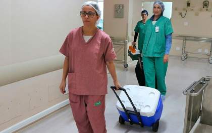Hospital Unimed Araçatuba capta rins e córneas de paciente