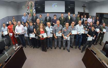 Câmara homenageia profissionais da Segurança Pública
