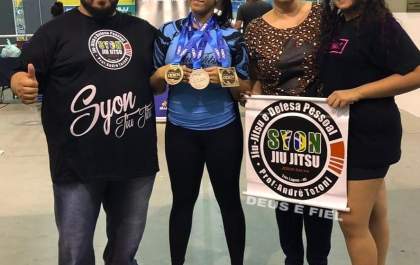 Atleta da Equipe SYON JIU JITSU de Três Lagoas conquista 03 medalhas em campeonato Internacional