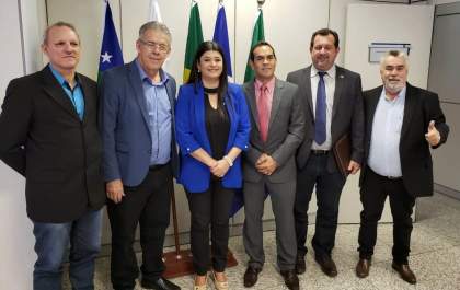 Prefeito de Selvíria juntamente com deputada Rose Modesto e comitiva de prefeitos do Cidecol solicitam R$ 2 mi à Sudeco