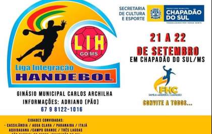 Handebol de Três Lagoas disputa Liga Integração em Chapadão do Sul