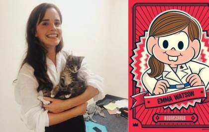Emma Watson é homenageada em projeto da ‘Turma da Mônica’