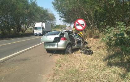 Acidente na Comandande Ribeiro de Barros deixa vítima fatal