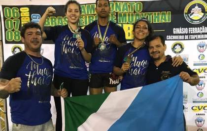 Atletas selvirenses do projeto Clude da Luta integram equipe de MS e conquistam segunda colocação no Brasileiro de Muay Thai no ES