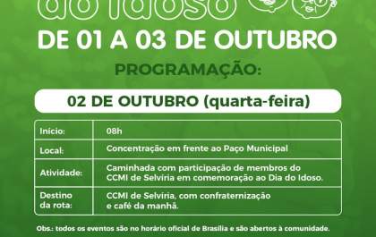 Semana do Idoso em Selvíria