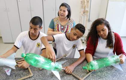 Alunos da rede estadual estarão na Mostra Brasileira de Foguetes no RJ