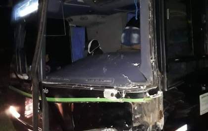 Ônibus de excursão que saiu de TL sofre acidente próximo a Santa Fé&nbsp;