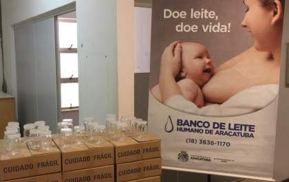 Banco de Leite tem recorde de doações em Araçatuba&nbsp;
