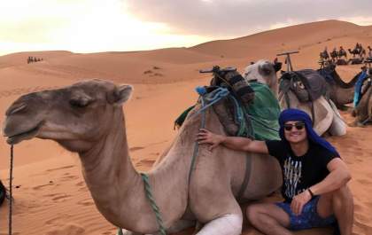 Pelas dunas do Marrocos