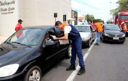 Blitz Educativa da Defesa Civil marca a Semana Nacional de Redução de Desastres